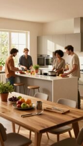 familienküche arbeitsaufteilung