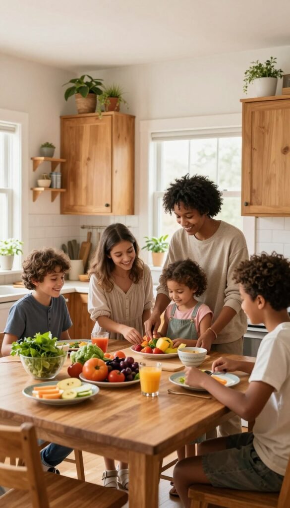 familienküche konfliktfrei