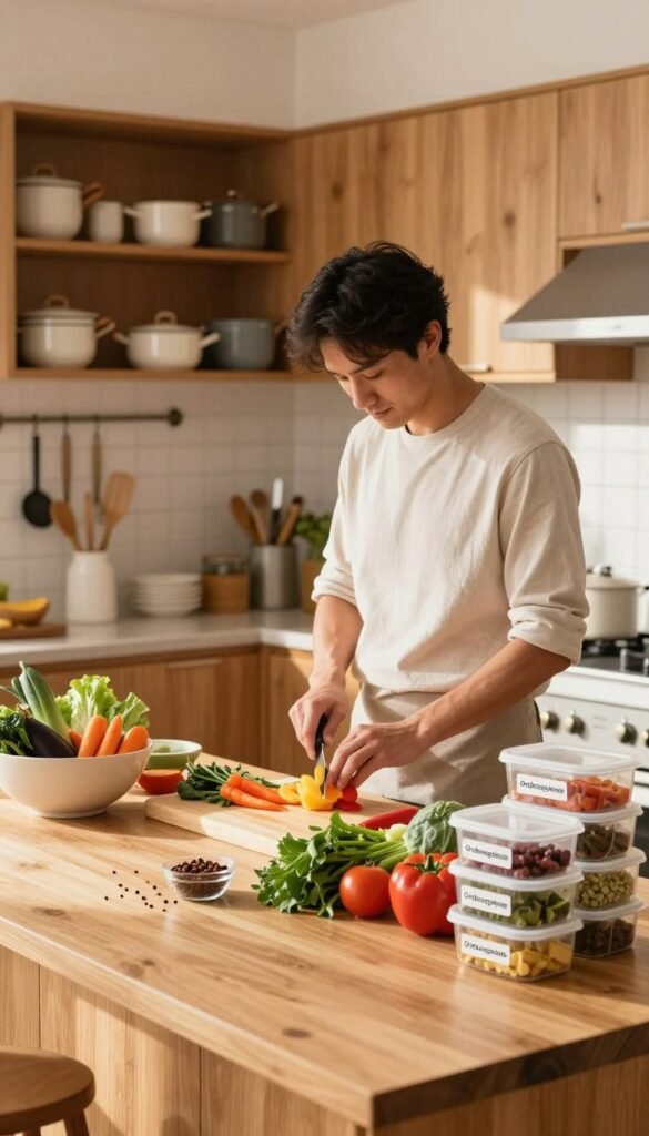 kochen effizient vorbereiten