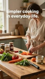 kochen einfacher alltag