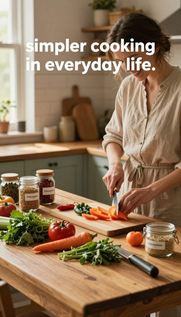 kochen einfacher alltag
