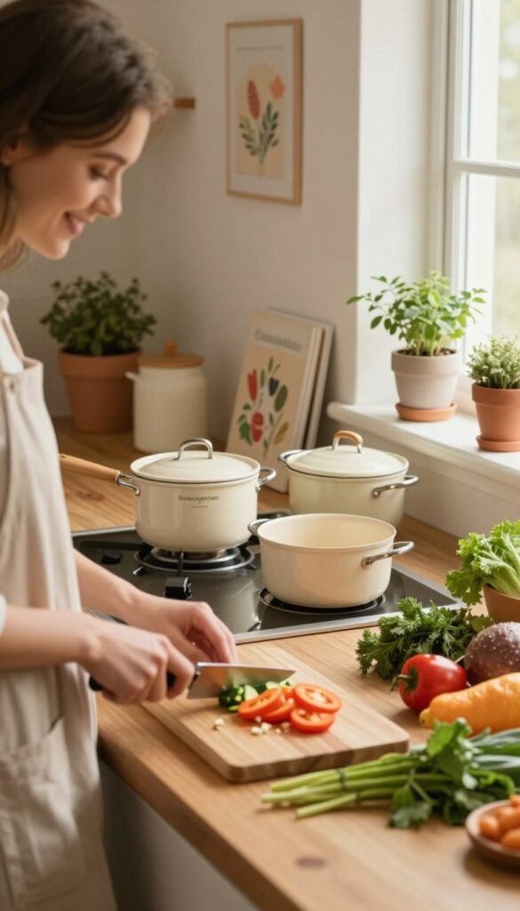 kochen entspannte routine
