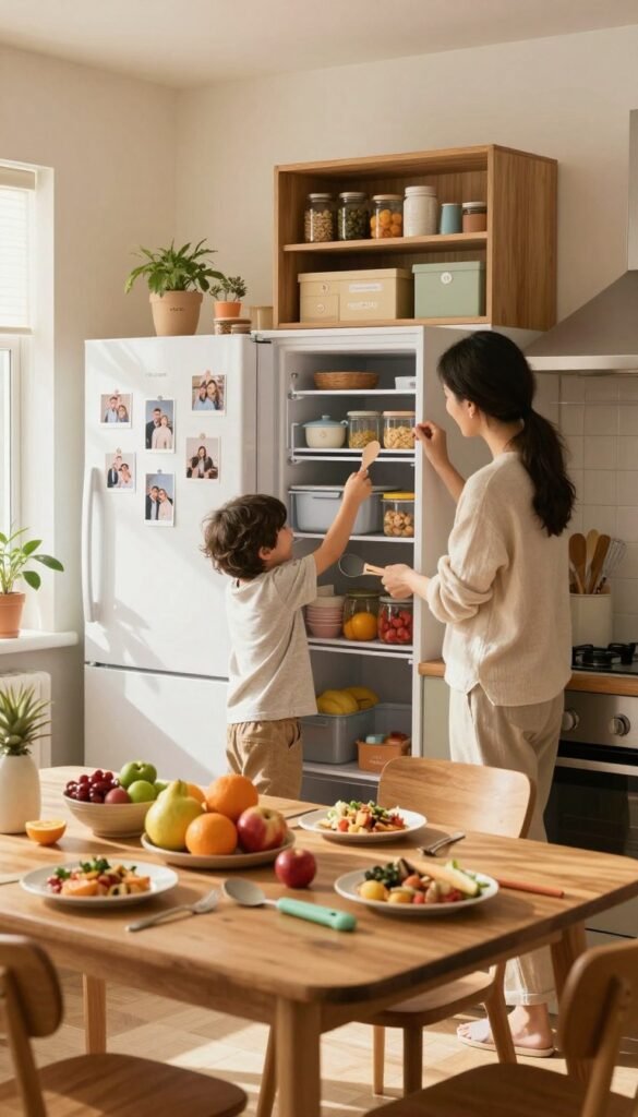 küche chaos familie