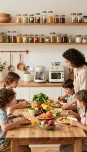 küche chaos vermeiden familie