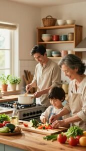 küche mehrere generationen