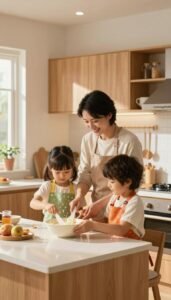 küche mit kindern sicher