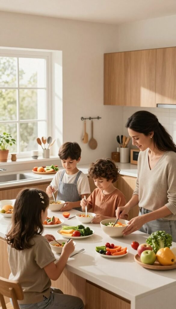 küche mit wenig zeit familie