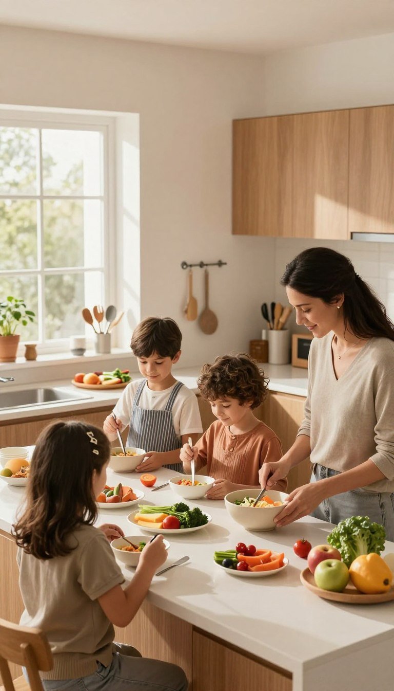 küche mit wenig zeit familie