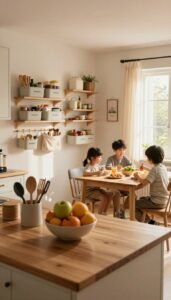küche organisieren familie