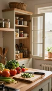 küche vorbereiten alltag