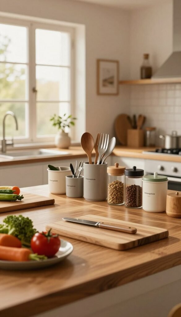 küche vorbereitungszonen