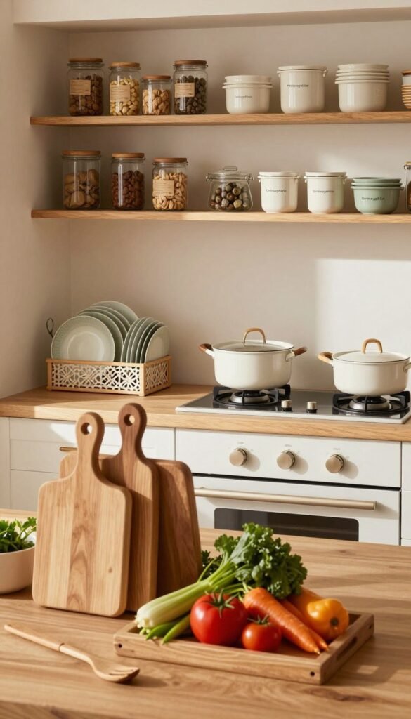 stressfreie küche organisation