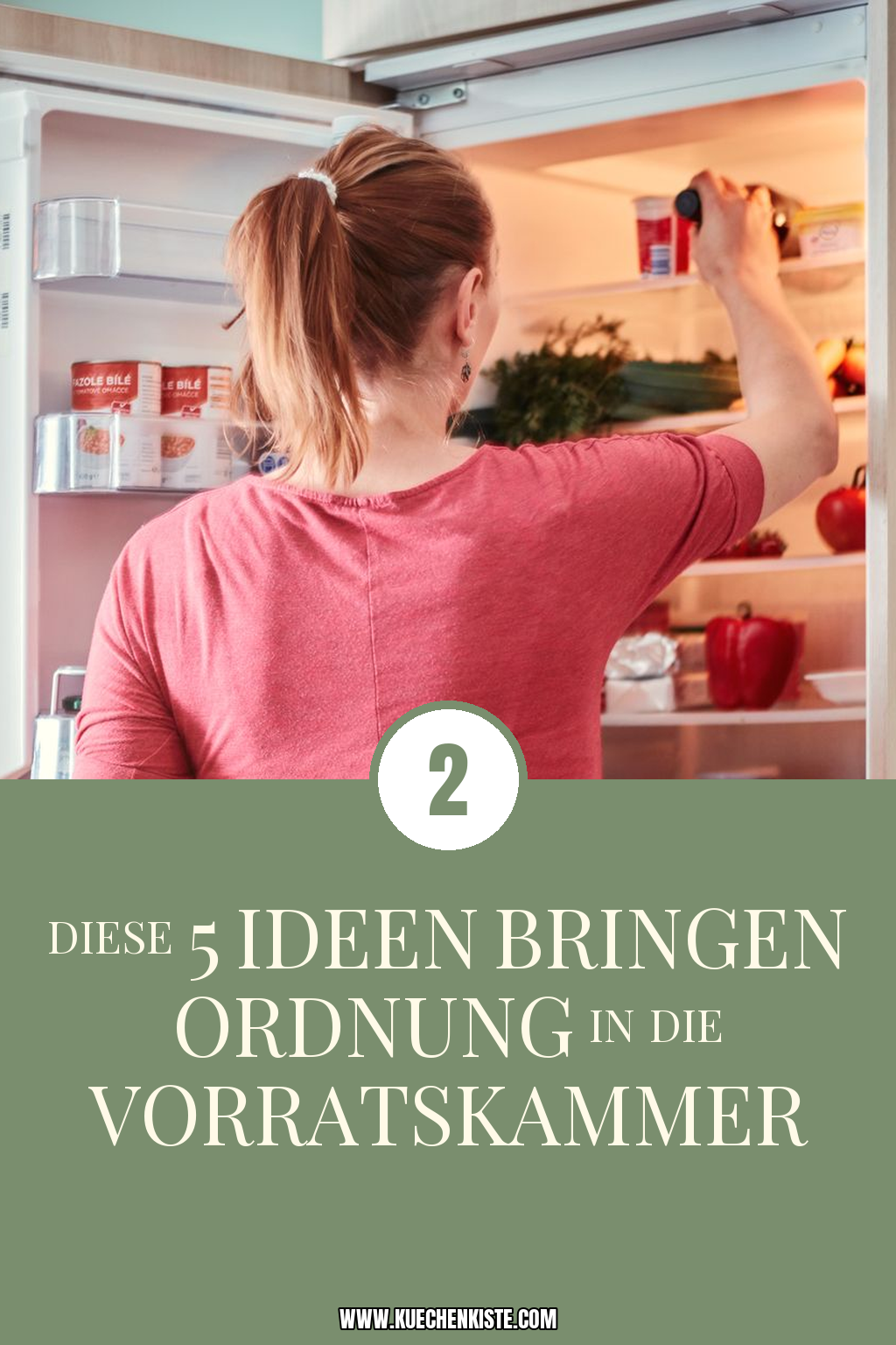 Pinterest Pin Diese 5 Ideen bringen Ordnung in die Vorratskammer
