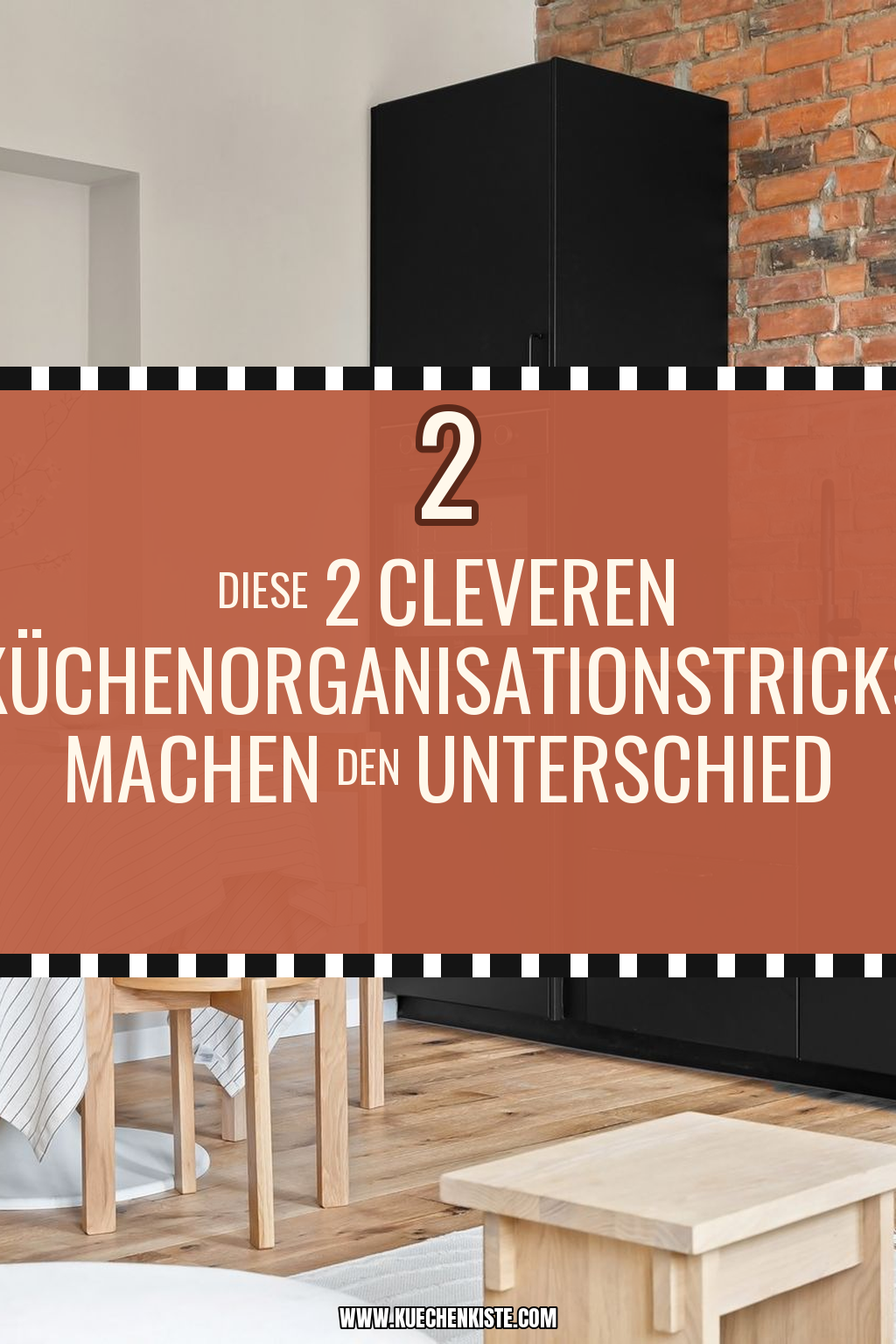 Pinterest Pin Diese 2 cleveren Küchenorganisationstricks machen den Unterschied
