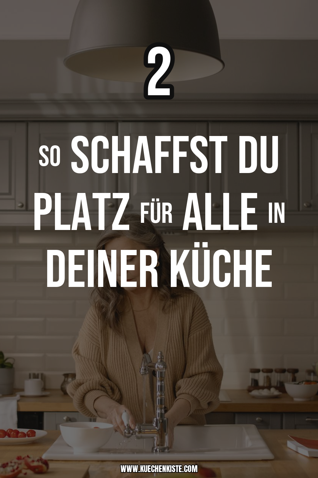 Pinterest Pin So schaffst du Platz für alle in deiner Küche
