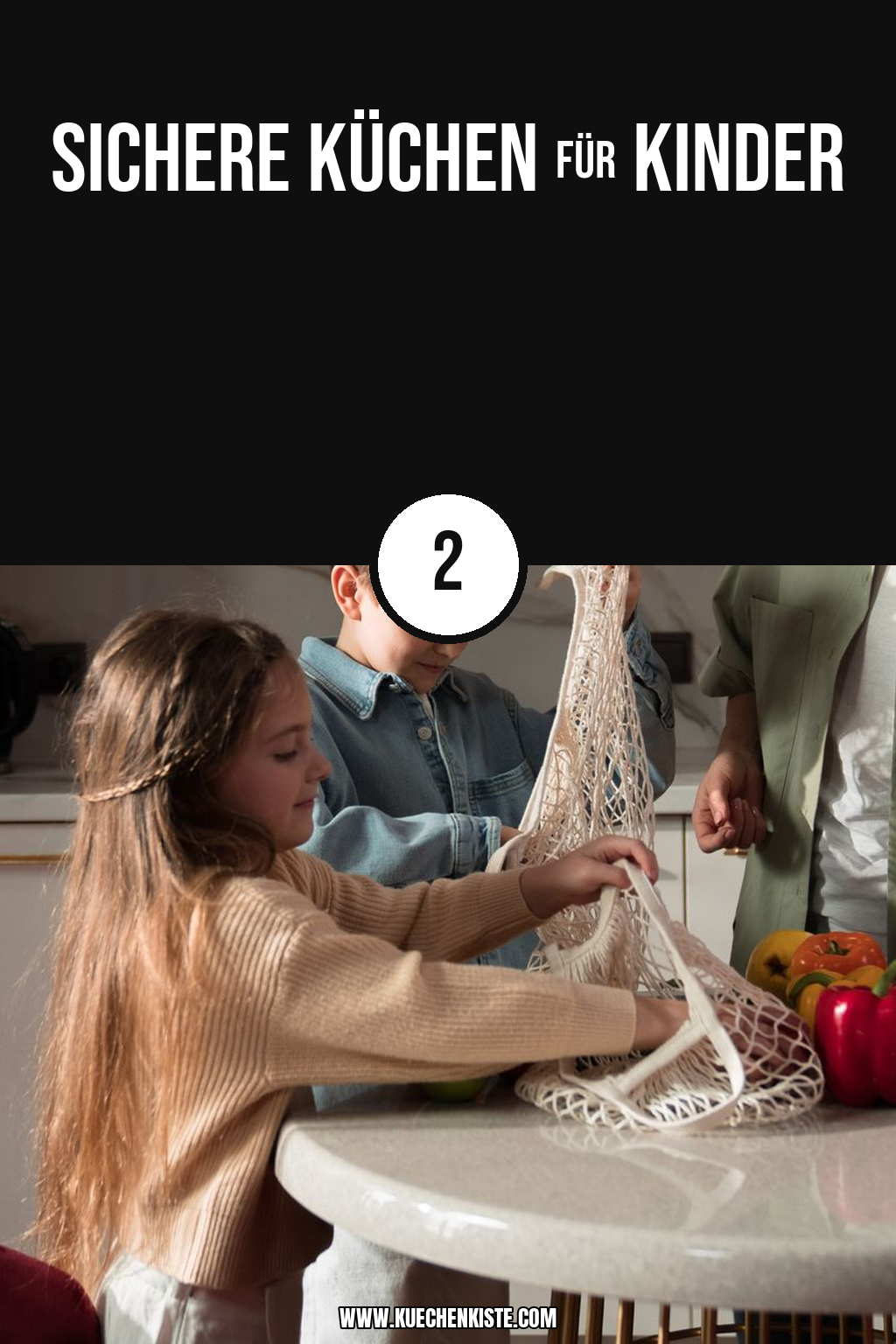 Pinterest Pin Sichere Küchen für Kinder