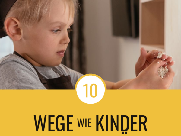 10 Wege wie Kinder sicher in der Küche mithelfen