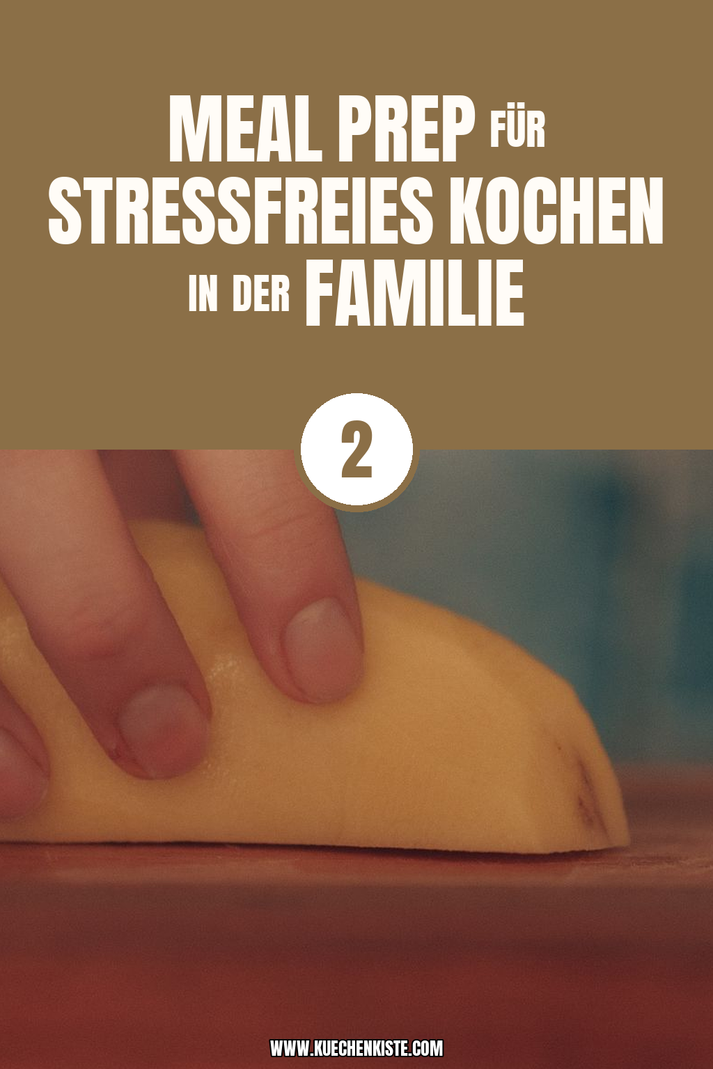 Pinterest Pin Meal Prep für stressfreies Kochen in der Familie