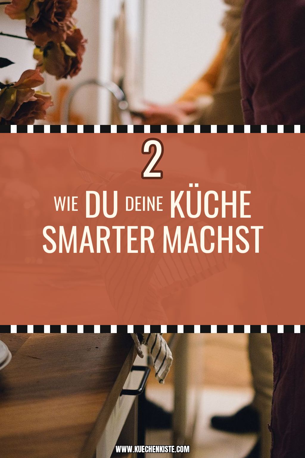 Pinterest Pin Wie du deine Küche smarter machst