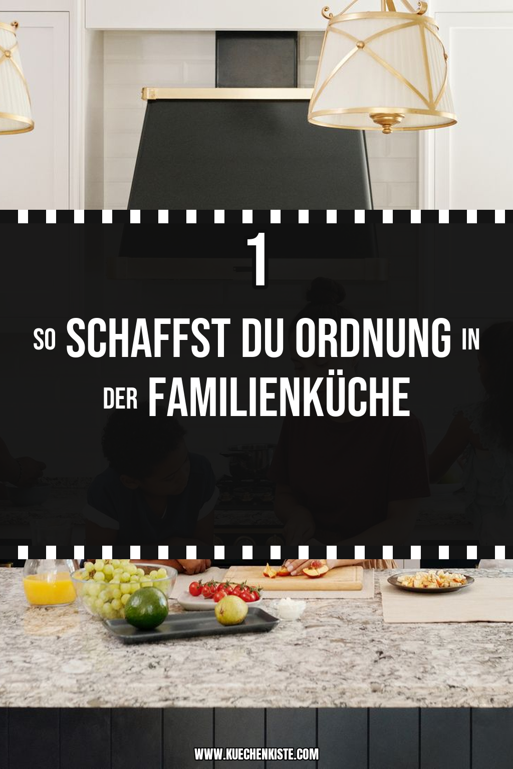 Pinterest Pin So schaffst du Ordnung in der Familienküche