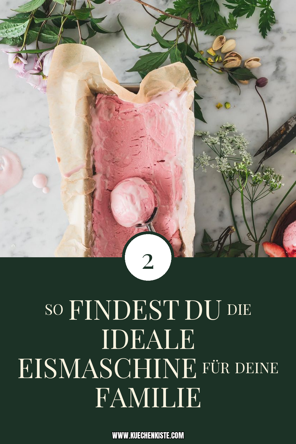 Pinterest Pin So findest du die ideale Eismaschine für deine Familie