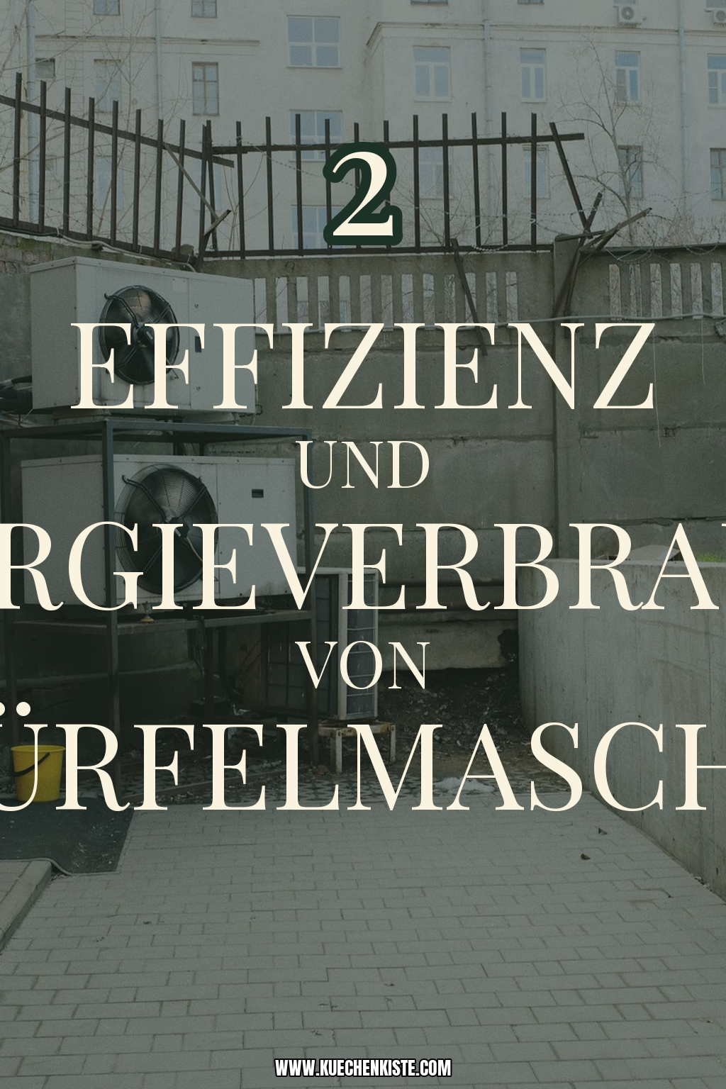 Pinterest Pin Effizienz und Energieverbrauch von Eiswürfelmaschinen