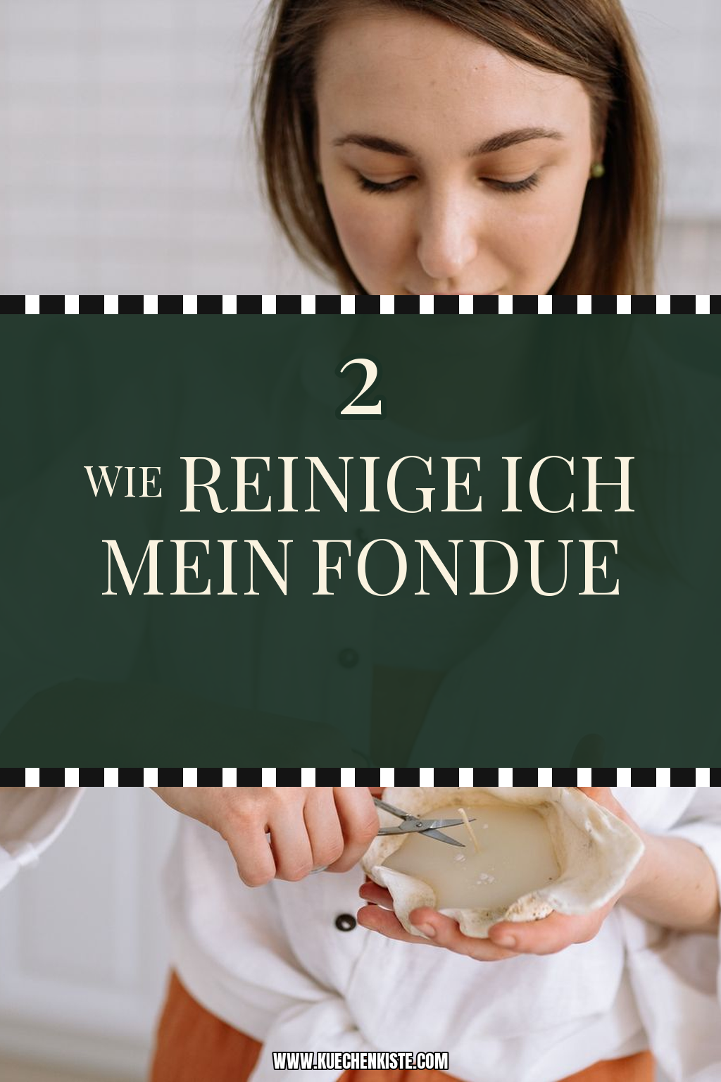 Pinterest Pin Wie reinige ich mein Fondue-Set richtig?