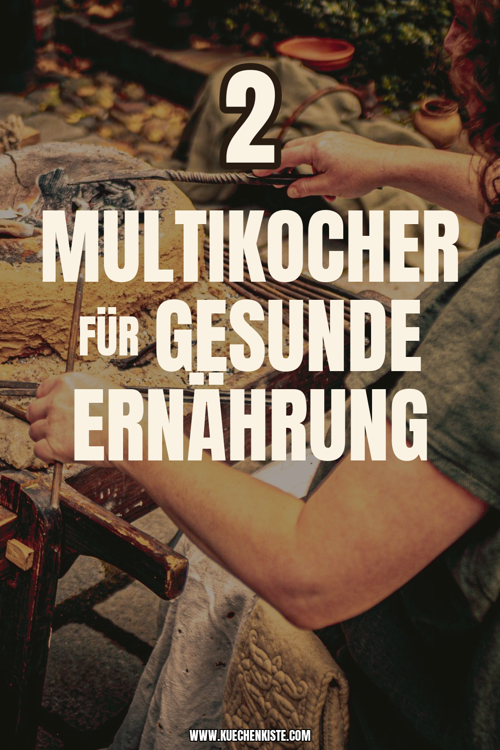 Pinterest Pin Multikocher für gesunde Ernährung