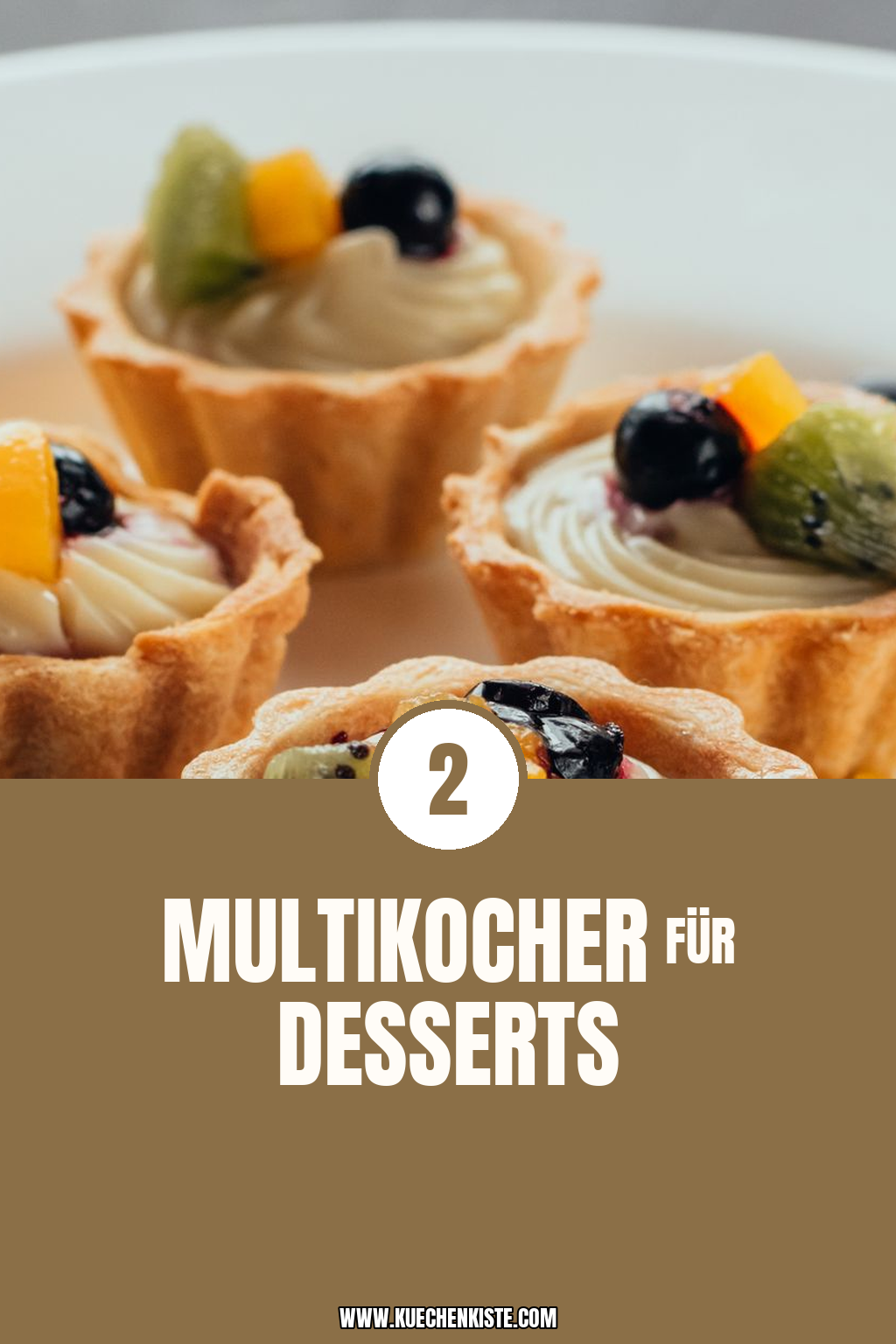 Pinterest Pin Multikocher für Desserts