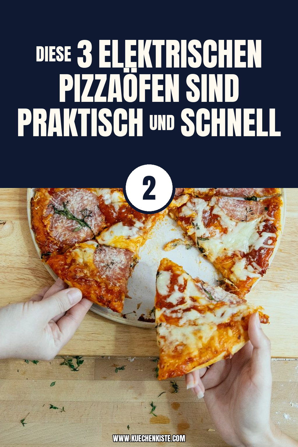Pinterest Pin Diese 3 elektrischen Pizzaöfen sind praktisch und schnell