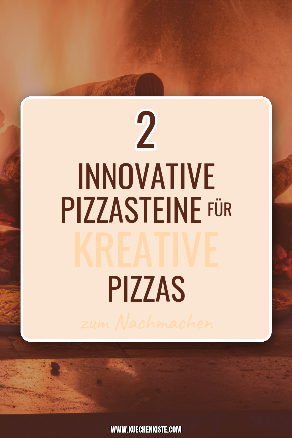 Pinterest Pin Innovative Pizzasteine für kreative Pizzas
