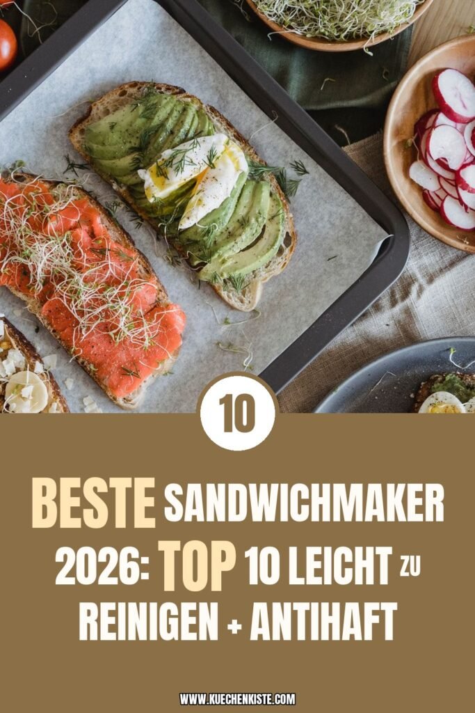 Beste Sandwichmaker 2026: Top 10 leicht zu reinigen + antihaft