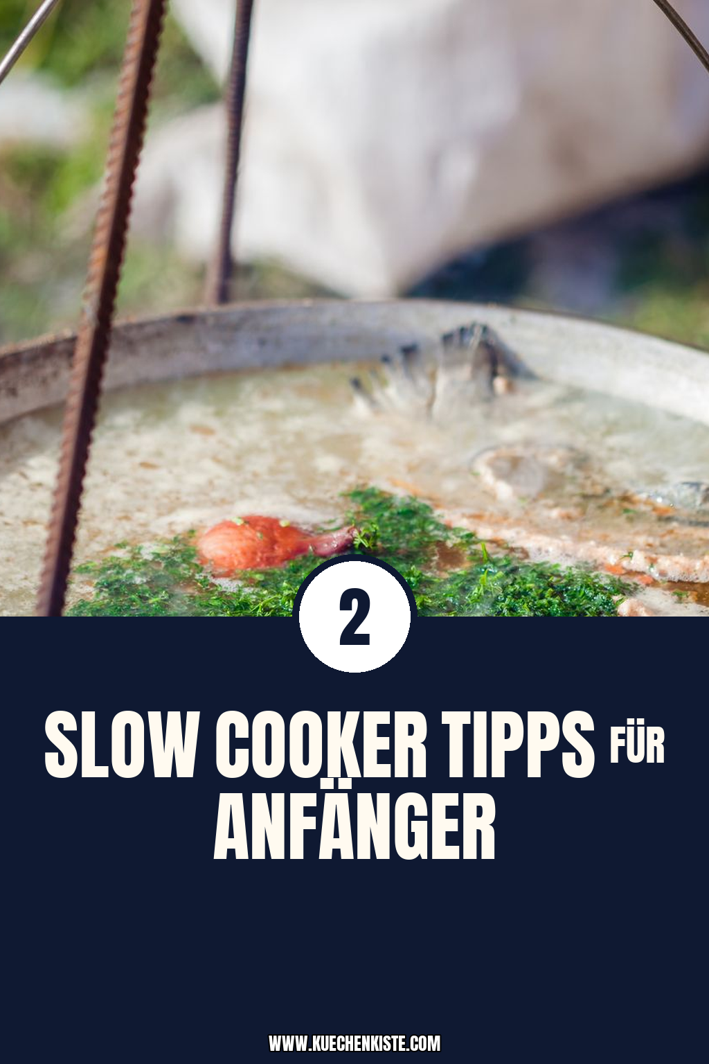 Pinterest Pin Slow Cooker Tipps für Anfänger