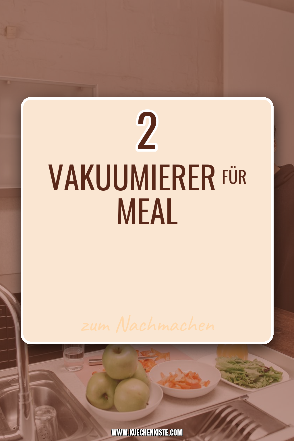 Pinterest Pin Vakuumierer für Meal-Prep