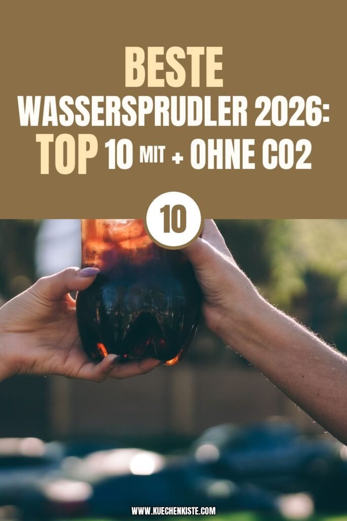 Beste Wassersprudler 2026: Top 10 mit + ohne CO2-Zylinder