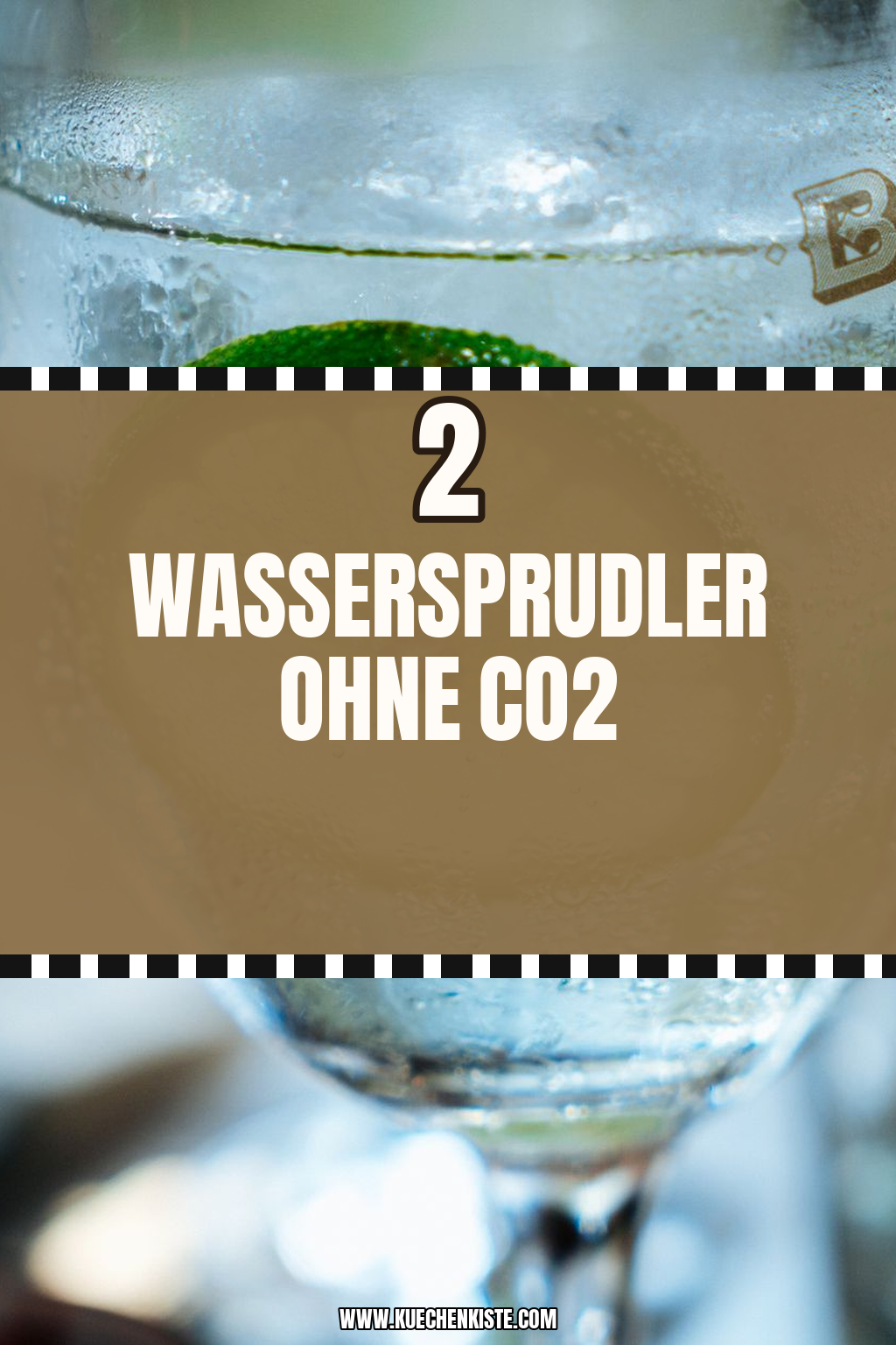 Pinterest Pin Wassersprudler ohne CO2-Zylinder