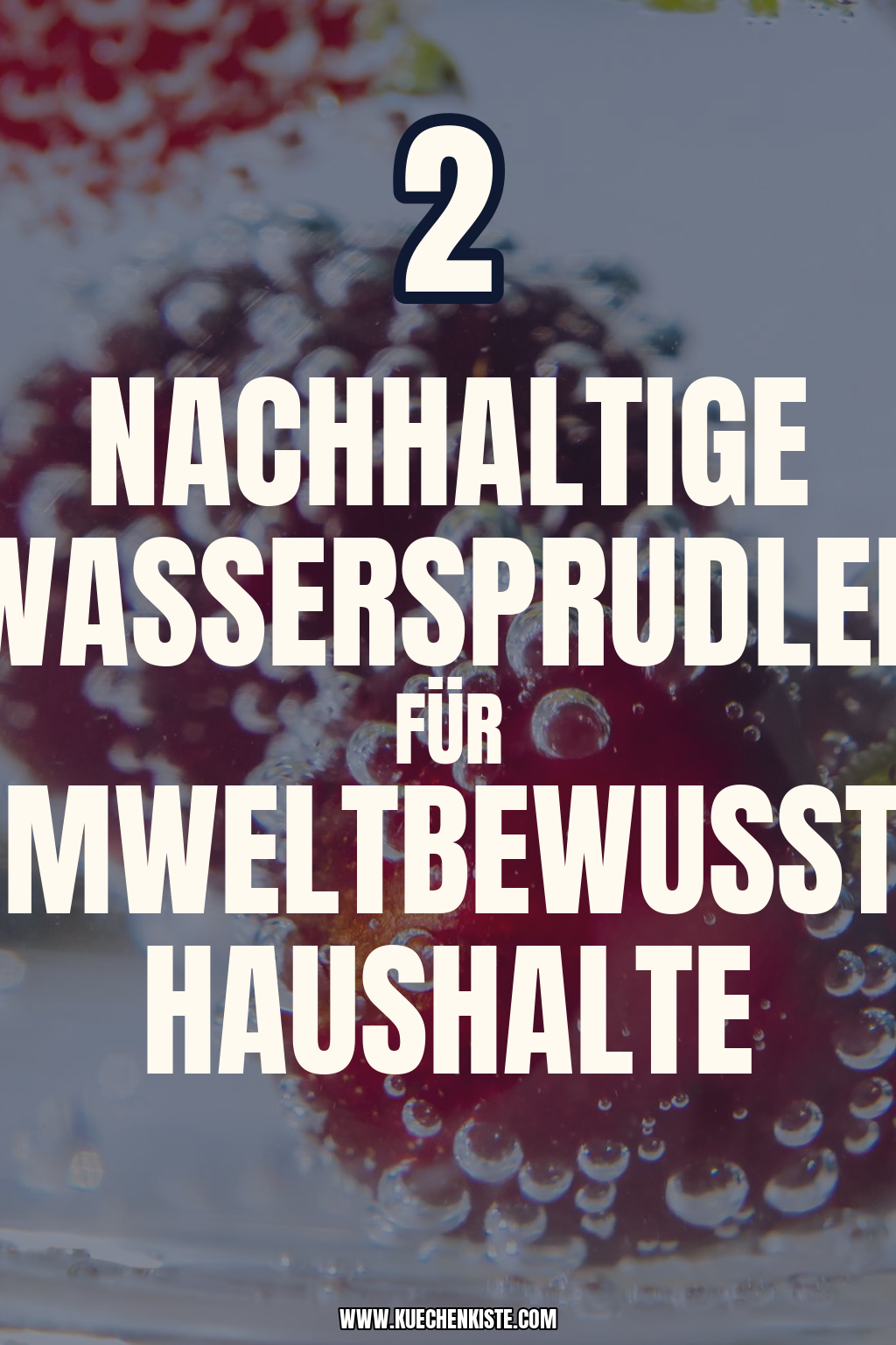 Pinterest Pin Nachhaltige Wassersprudler für umweltbewusste Haushalte