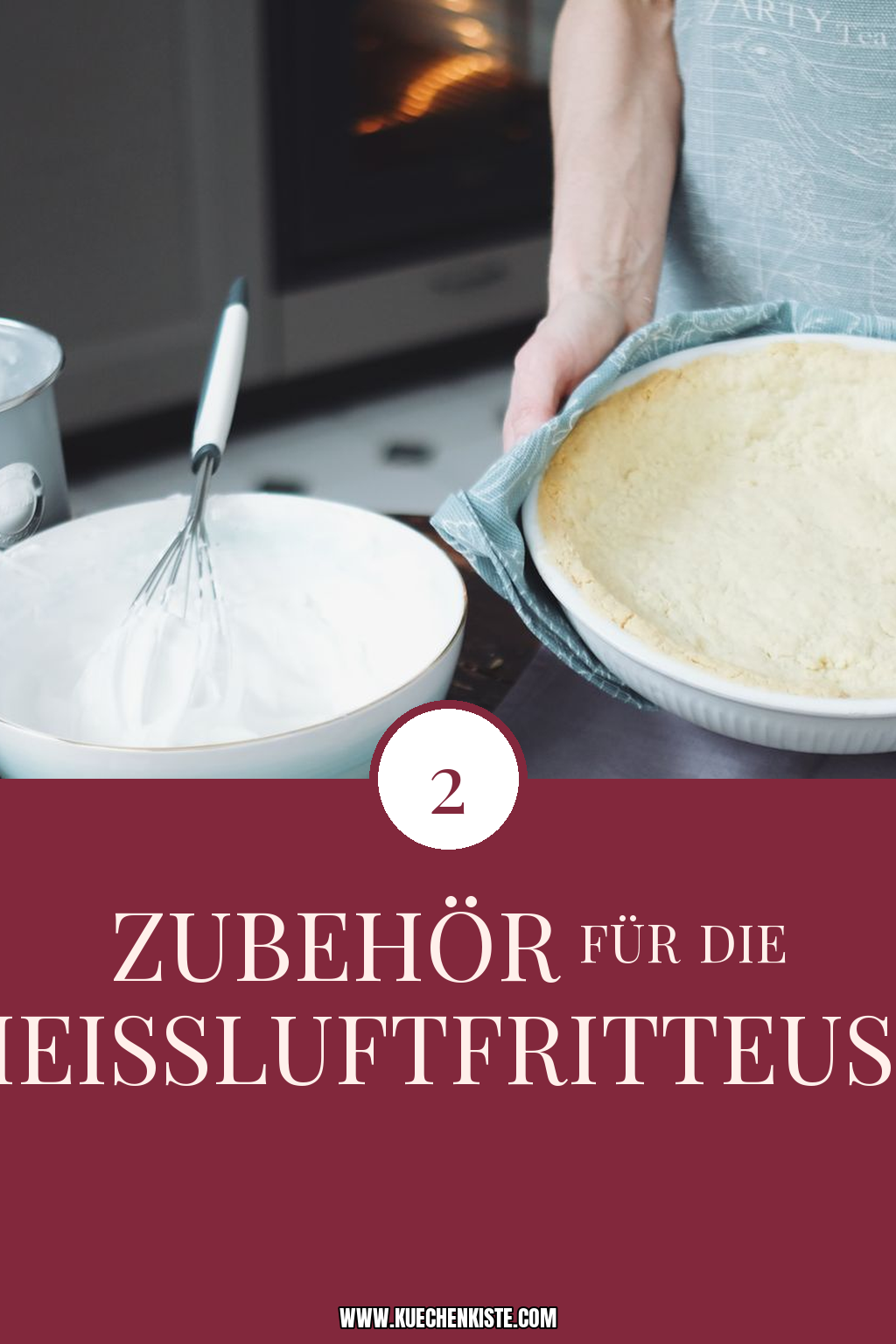 Pinterest Pin Zubehör für die Heißluftfritteuse