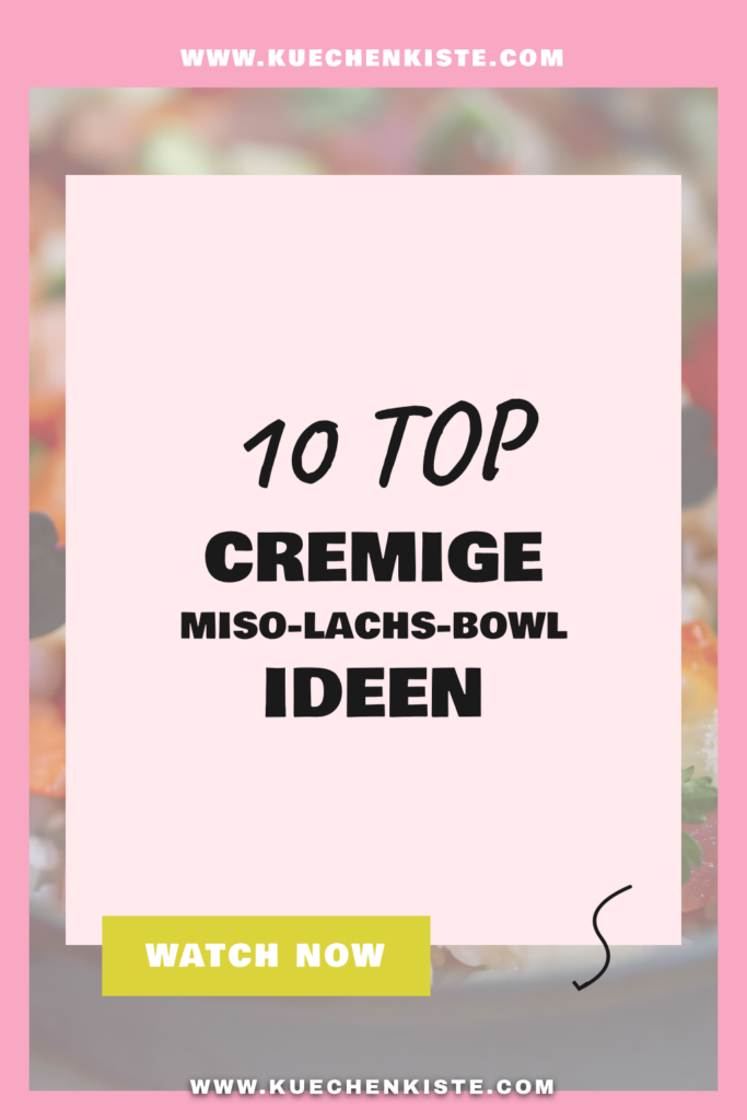 Cremige Miso-Lachs-Bowl in 20 Minuten