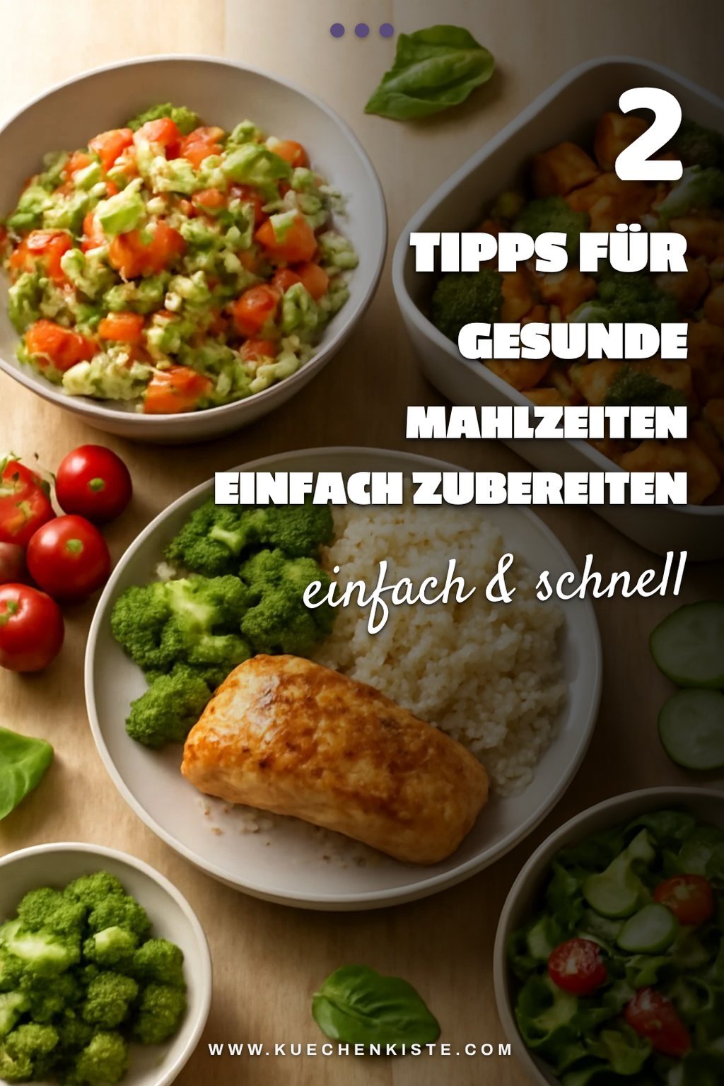 So bereitest du gesunde Mahlzeiten in weniger Zeit vor