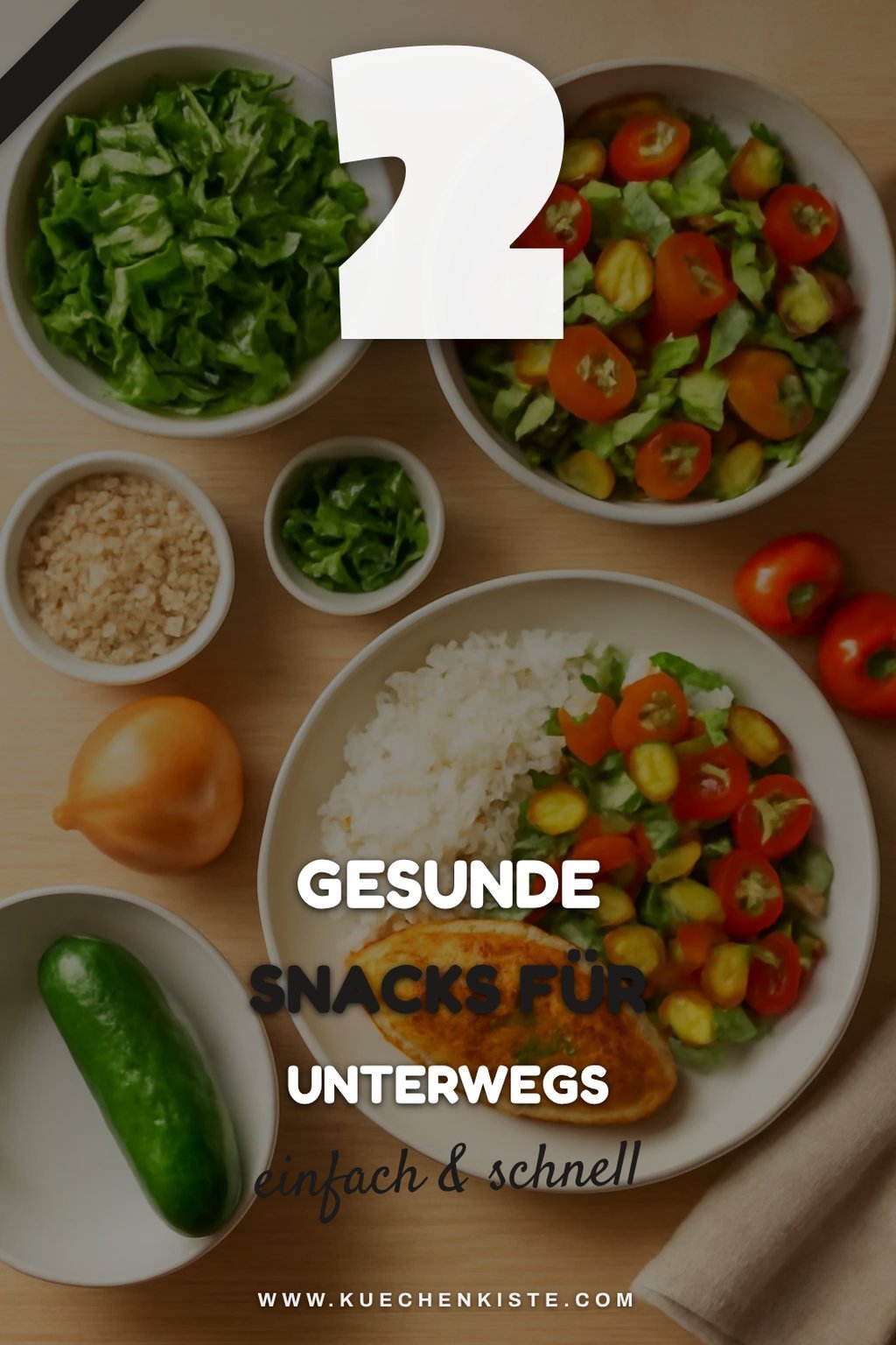 Gesunde Snacks vorbereiten