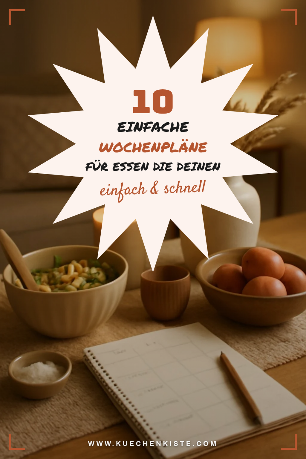 10 einfache Wochenpläne für Essen die deinen Sommer retten