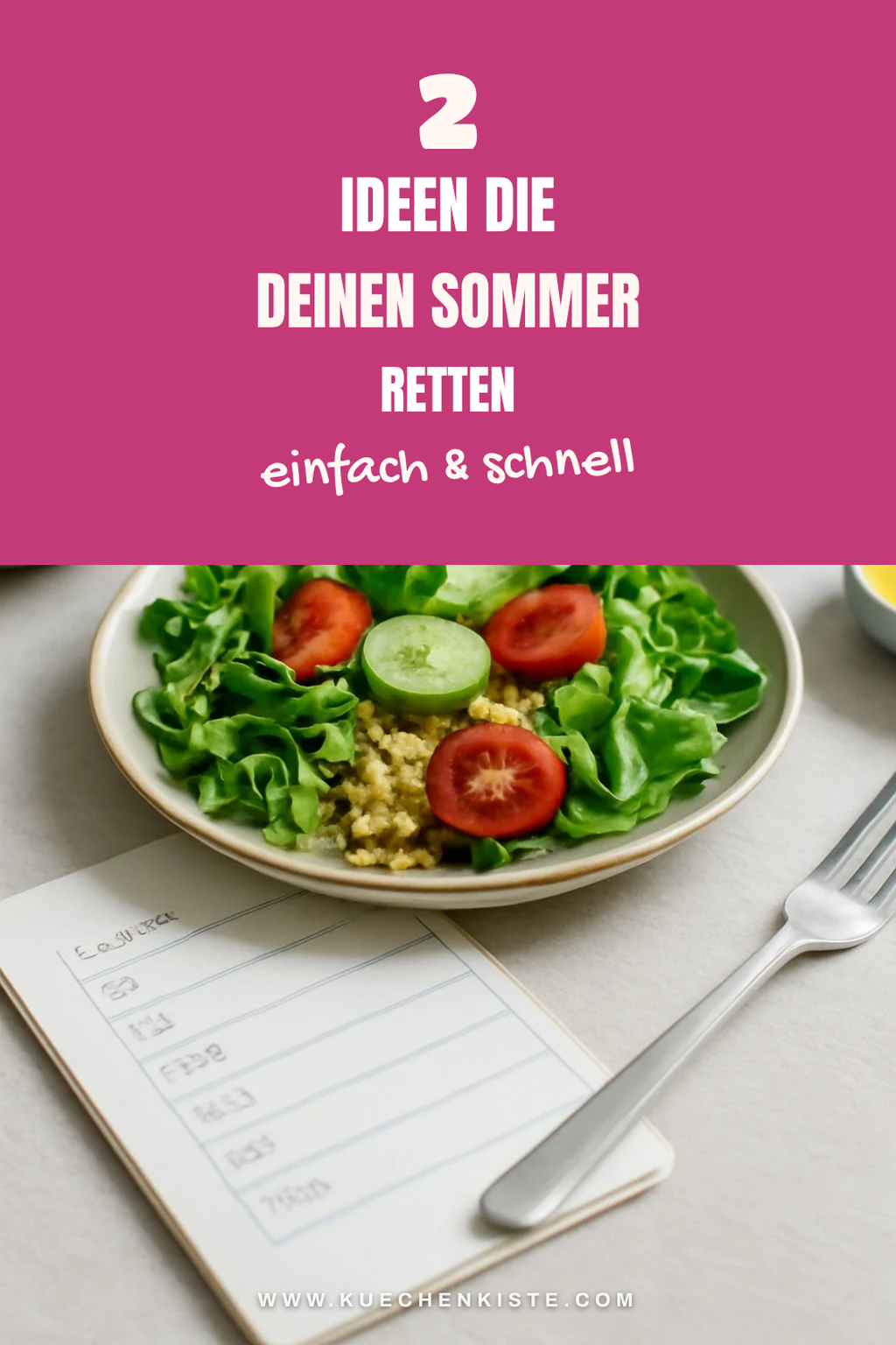 So planst du deine Sommermahlzeiten stressfrei