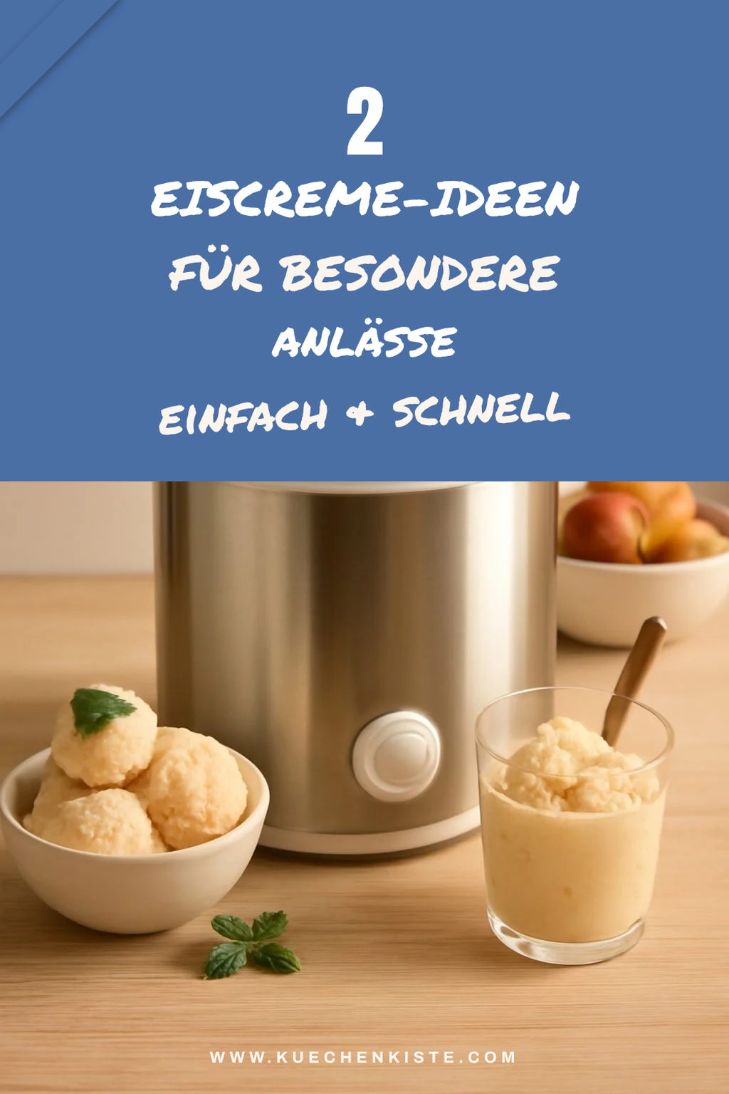 Eiscreme für besondere Anlässe