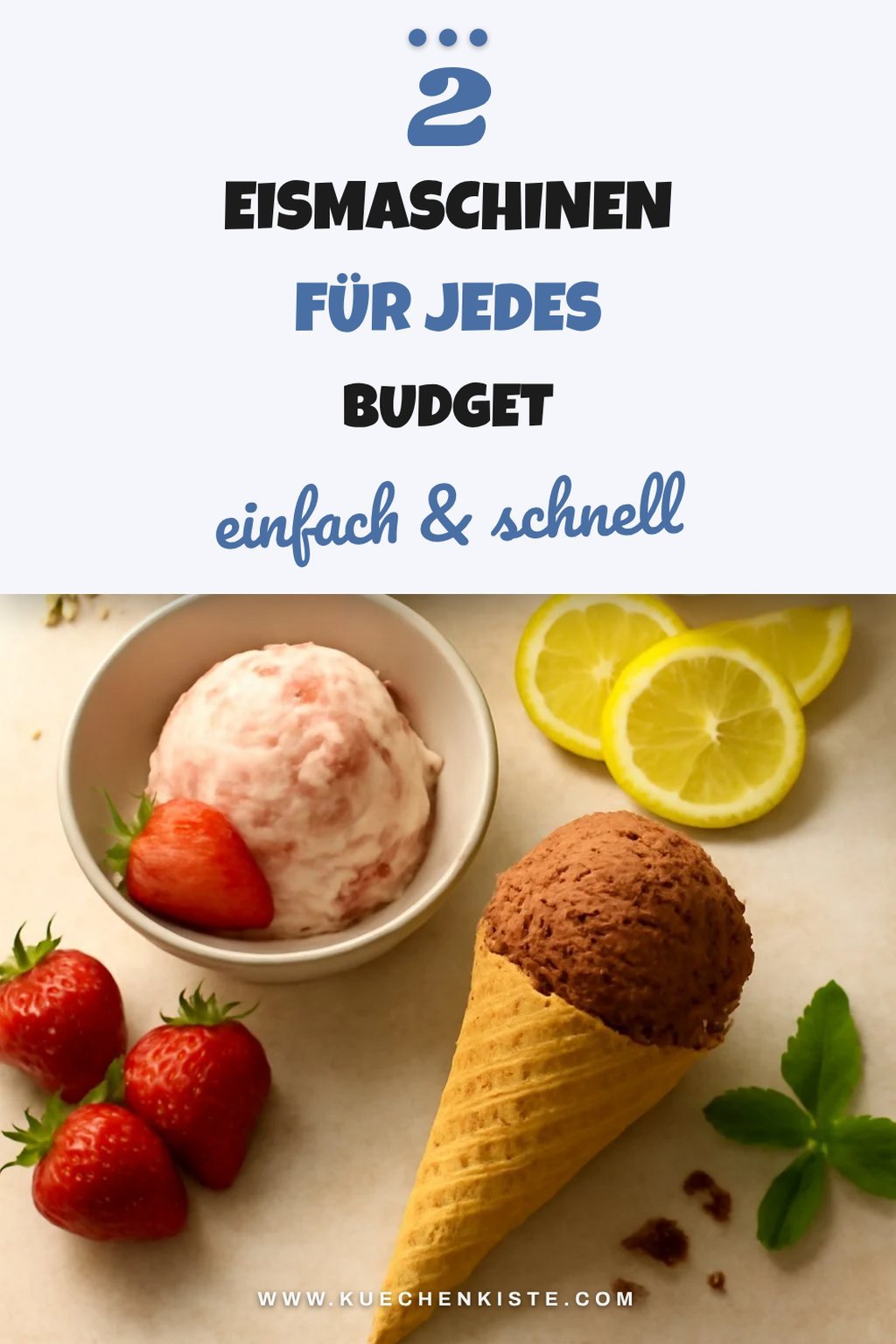 Eismaschinen für jeden Geldbeutel