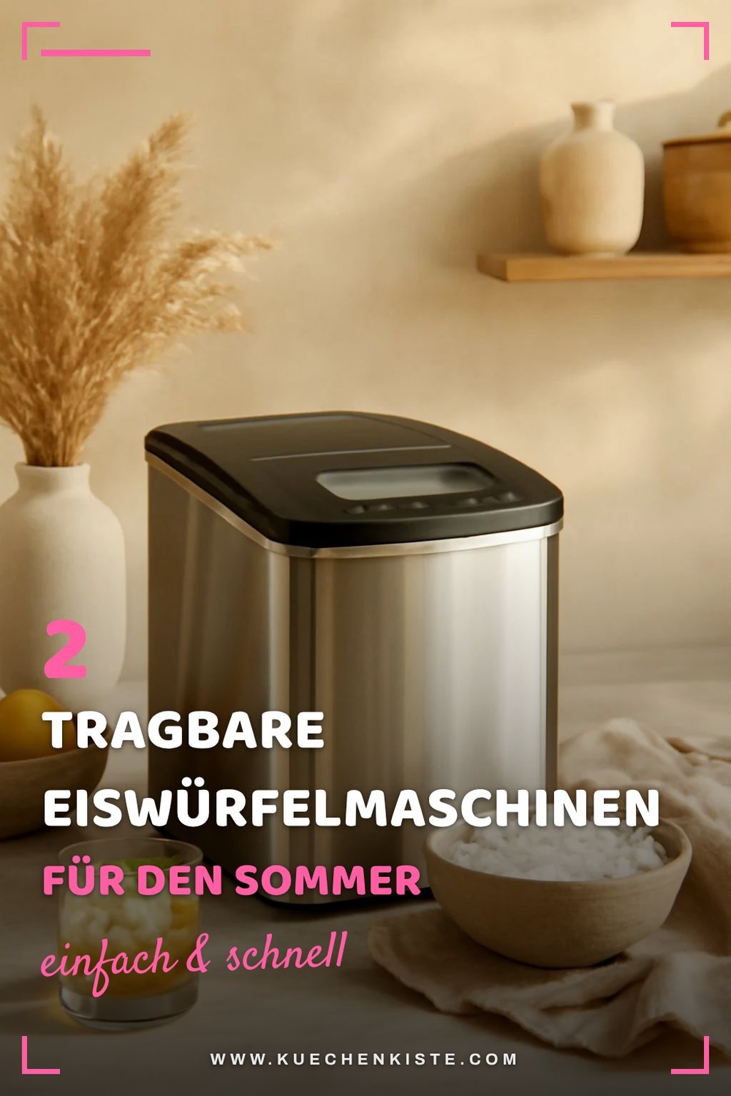 Die besten tragbaren Eiswürfelmaschinen für unterwegs