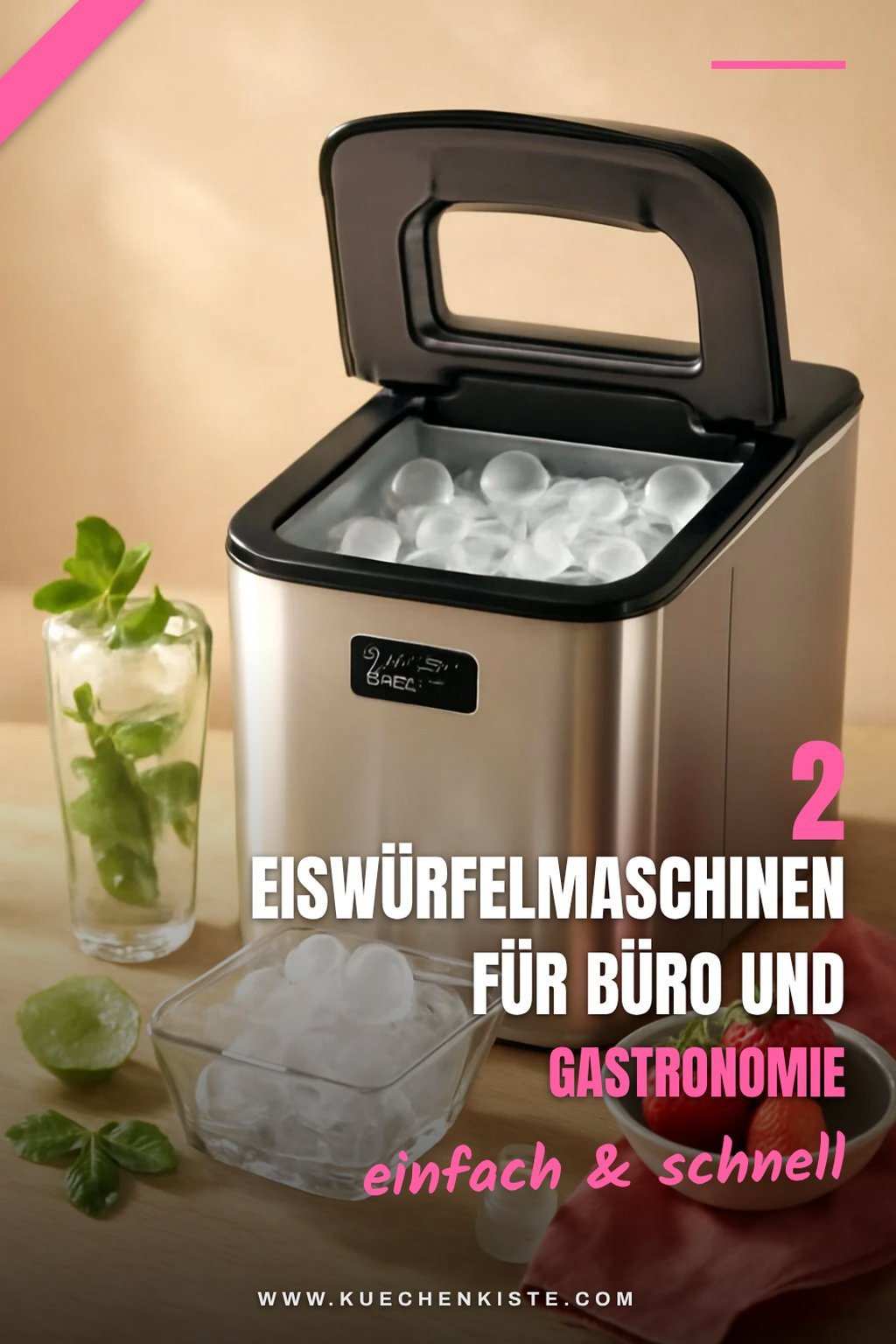 Eiswürfelmaschinen für Büro und Gastronomie
