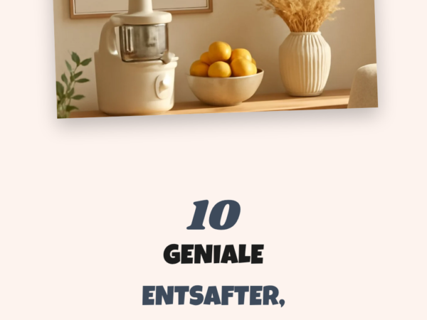 10 geniale Entsafter, die deinen Sommer 2026 erfrischen