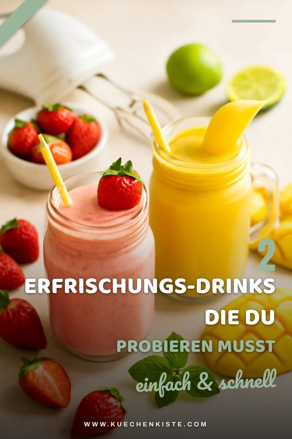 Kreative Sommergetränke leicht zubereiten