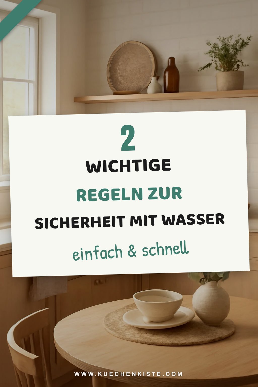 Wasser- und Stromsicherheit in der Küche